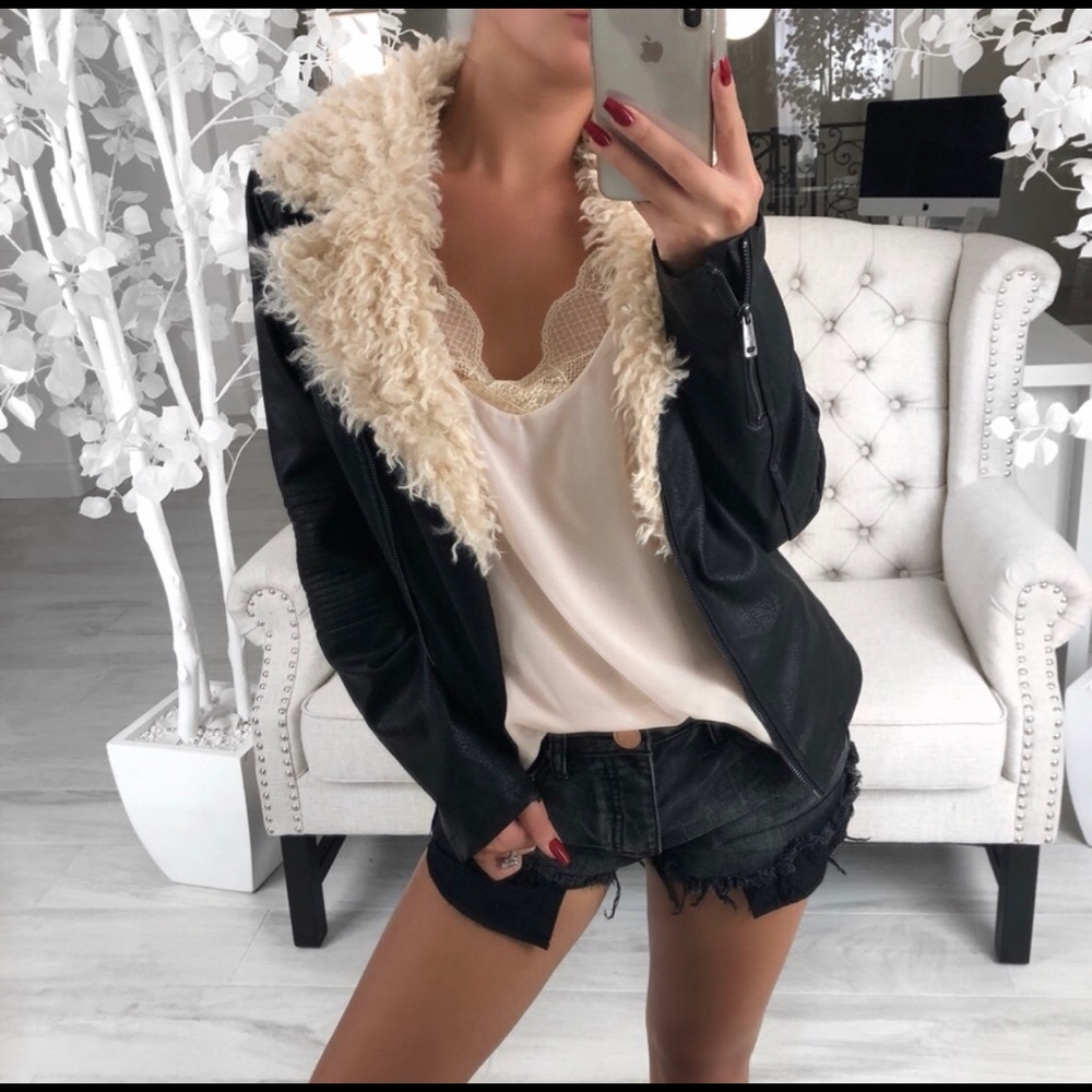 Sawyer beige and black jacket